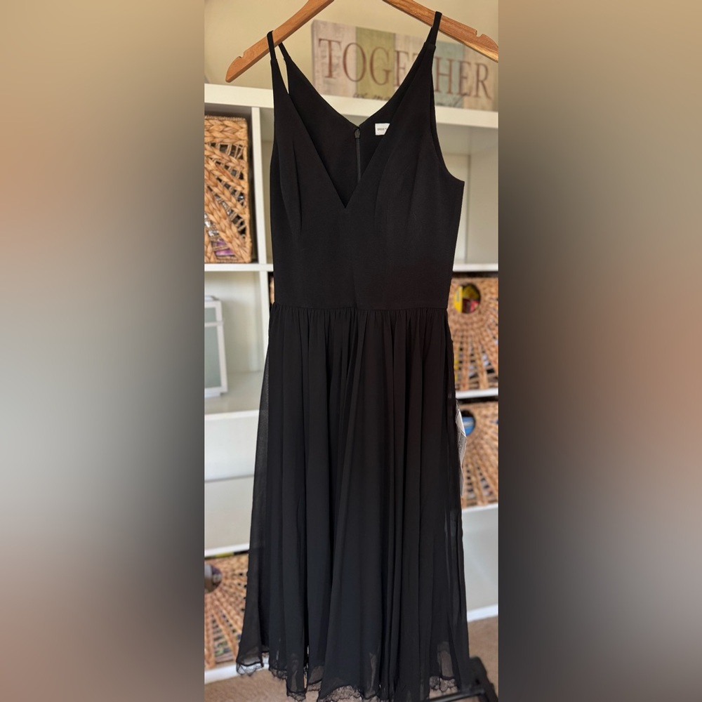 Dress the Population Black V-Neck Dress